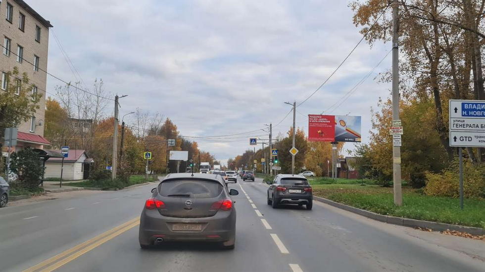 Фотография рекламного носителя, тип: Билборд 3x6, адрес: Некрасова ул., д.52, Иваново, Ивановская область, Россия. Сторона А №1013926
