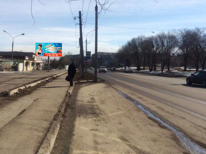 Фотография рекламного носителя, тип: Билборд 3x6, адрес: Вокзальная ул., д.17, Магнитогорск, Челябинская область, Россия. Сторона Б №780597