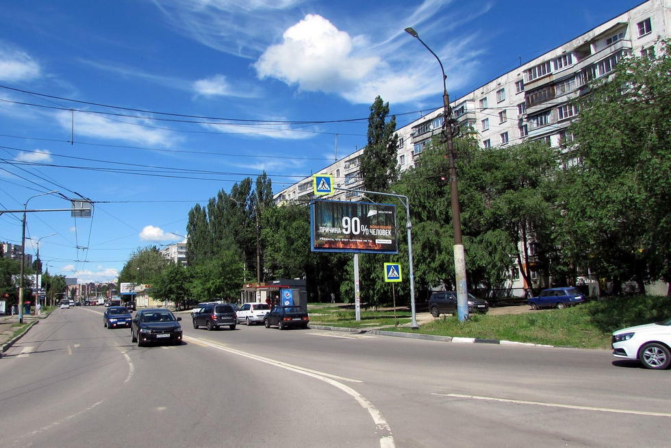 Фотография рекламного носителя, тип: Билборд 3x6, адрес: В.Невского ул. Х Хользунова ул., д.96, Воронеж, Воронежская область, Россия. Сторона А №433318