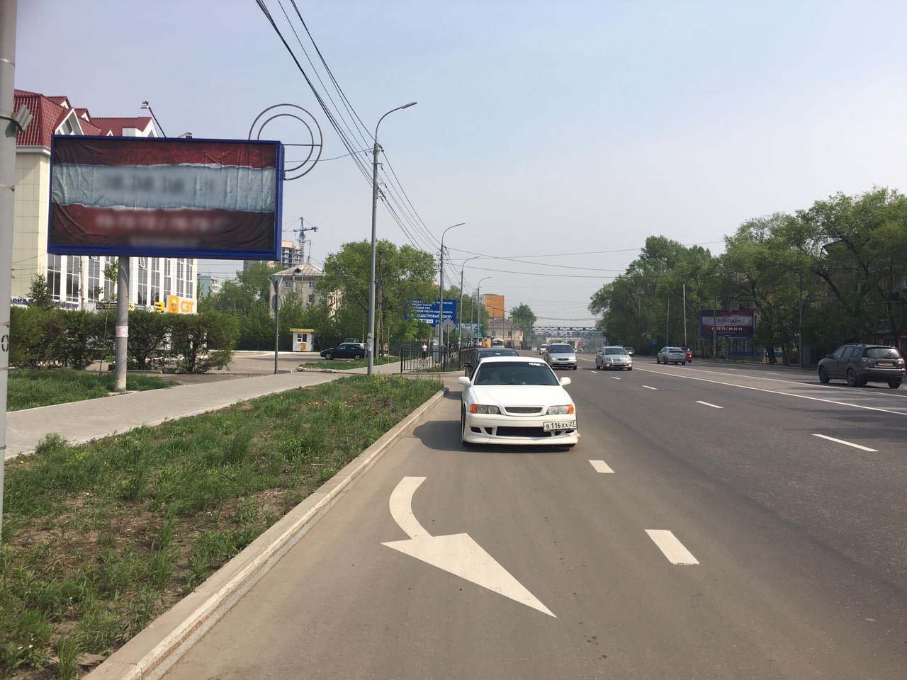 Фотография рекламного носителя, тип: Билборд 3x6, адрес: Шевчука ул., д.42а, Хабаровск, Хабаровский край, Россия. Сторона Б №971554