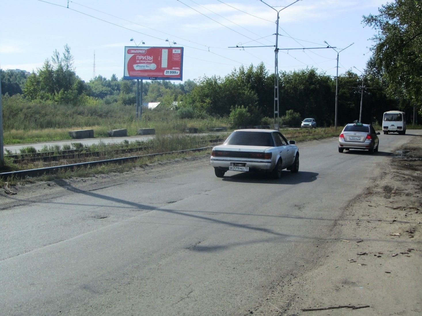 Фотография рекламного носителя, тип: Билборд 3x6, адрес: Подгорная Б. ул., д.144, Томск, Томская область, Россия. Сторона Б №327488