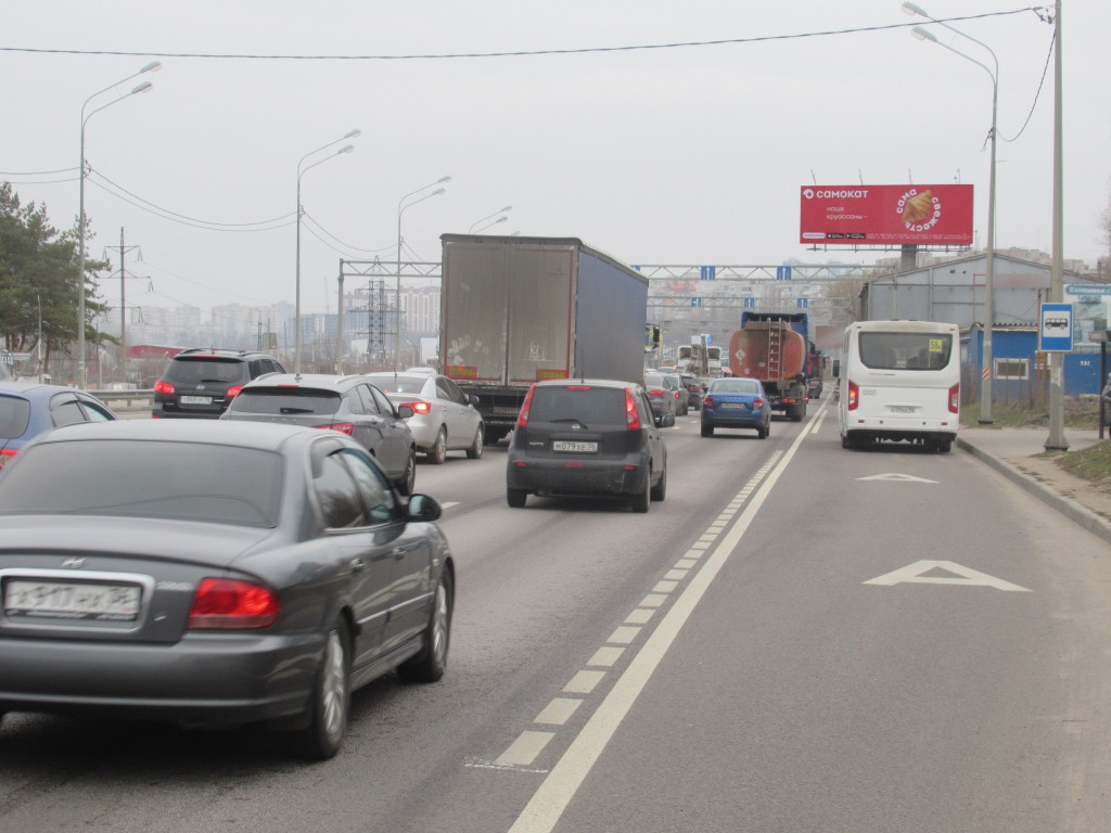 Фотография рекламного носителя, тип: Суперсайт 4x12, адрес: Антонова-Овсеенко ул., д.15а, корп.2, Воронеж, Воронежская область, Россия. Сторона А №945094