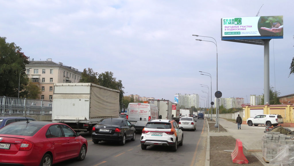 Фотография рекламного носителя, тип: Суперсайт 4x12, адрес: Октябрьский пр-т., д.125, Люберцы, Московская область, Россия. Сторона A1-A10 №1044119