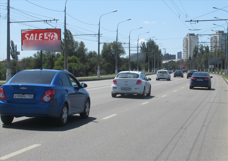 Фотография рекламного носителя, тип: Билборд 3x6, адрес: Н.Отрады ул., 300м от пересечения с Михайлова ул., Волгоград, Волгоградская область, Россия. Сторона Б №596141