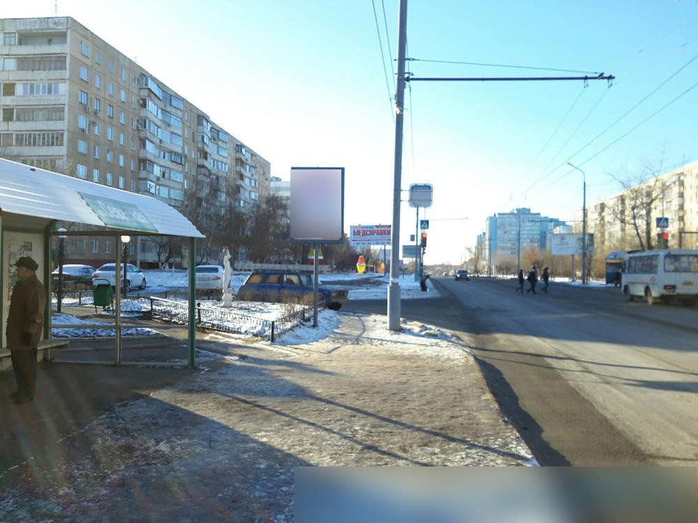 Фотография рекламного носителя, тип: Ситиформат 1.8x1.2, адрес: Родимцева ул., ост. Северная, Оренбург, Оренбургская область, Россия. Сторона B №649073