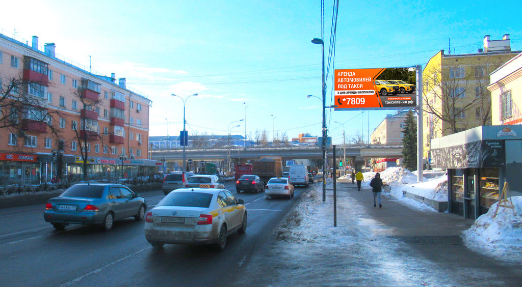 Фотография рекламного носителя, тип: Билборд 3x6, адрес: Смирновская ул., д.17, Люберцы, Московская область, Россия. Сторона А1-А10 №1077348