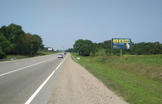 Фотография рекламного носителя, тип: Билборд 3x6, адрес: Краснодар-Верхнебаканский а/д, 99 250м, Абинск, Краснодарский край, Россия. Сторона А №562856