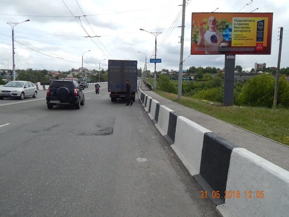 Фотография рекламного носителя, тип: Билборд 3x6, адрес: Никольского пр-т., Коллективные сады, Чебоксары, Республика Чувашия, Россия. Сторона A №1057771