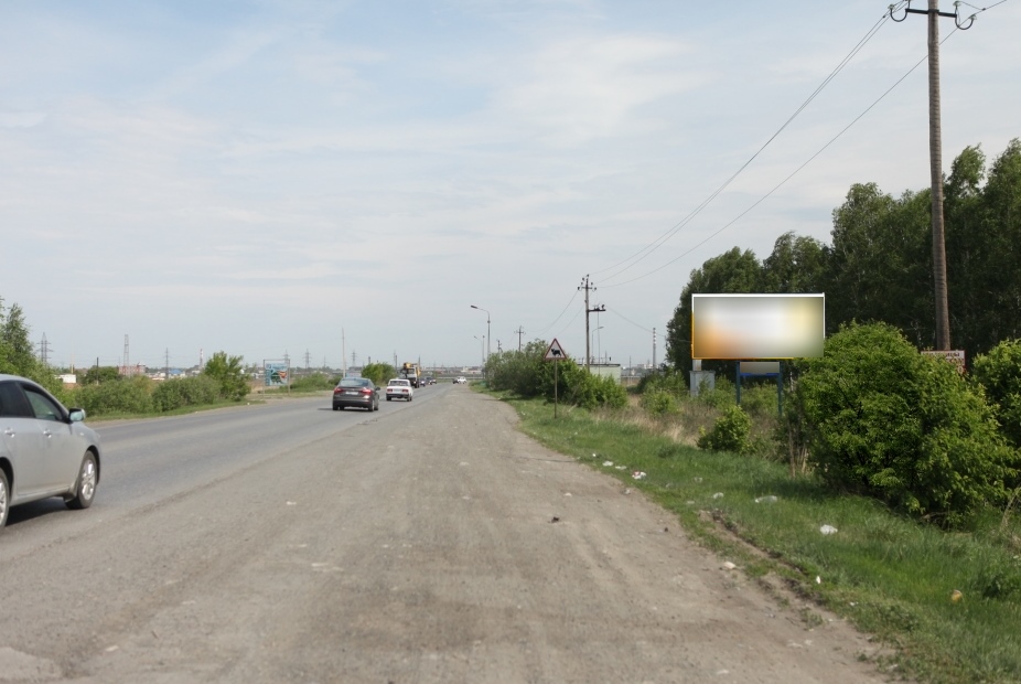Фотография рекламного носителя, тип: Билборд 3x6, адрес: Шадринский тракт, Курган, Курганская область, Россия. Сторона А №701125