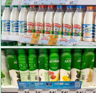 Фотография рекламного носителя, тип: Другой индор-формат, адрес: Супермаркет «Пятёрочка», Нарвский пр-т., д.22, Санкт-Петербург, Россия. Сторона/вариант №1202330