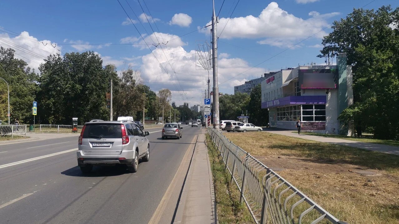 Фотография рекламного носителя, тип: Медиафасад, адрес: Стара-Загора ул., д.205Б, Самара, Самарская область, Россия. Сторона A1-A10 №1325385