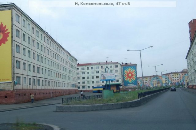 Фотография рекламного носителя, тип: Билборд 3x6, адрес: Комсомольская ул., д.47, Норильск, Красноярский край, Россия. Сторона Б №778375