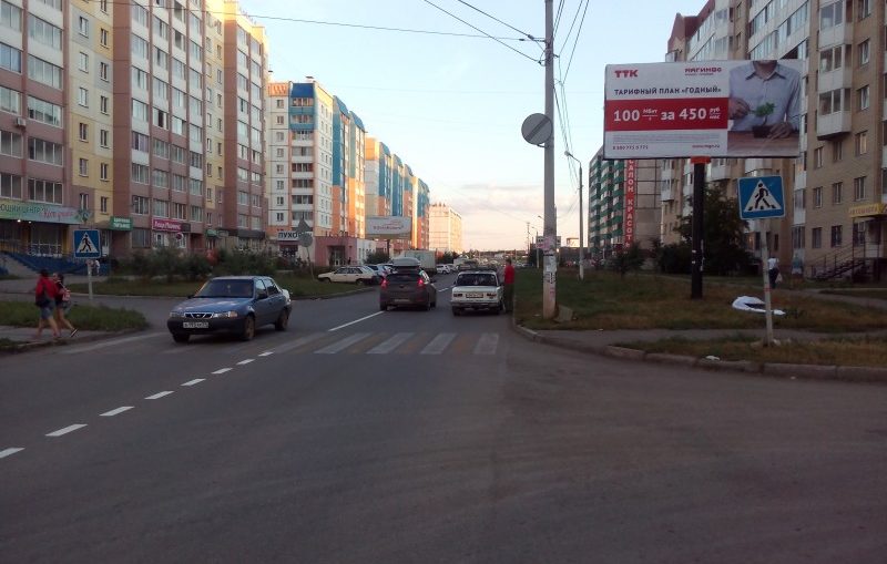 Фотография рекламного носителя, тип: Билборд 3x6, адрес: Жукова ул., д.14, Магнитогорск, Челябинская область, Россия. Сторона А №780598