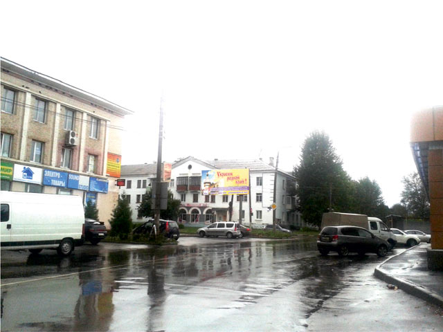 Фотография рекламного носителя, тип: Билборд 3x6, адрес: Шахтеров ул. Х Калинина ул., Новомосковск, Тульская область, Россия. Сторона Б №364336