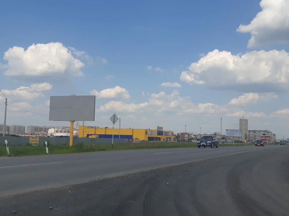 Фотография рекламного носителя, тип: Билборд 3x6, адрес: Суворова Барабановский тракт ул., д.2, Каменск-Уральский, Свердловская область, Россия. Сторона Б №1096944