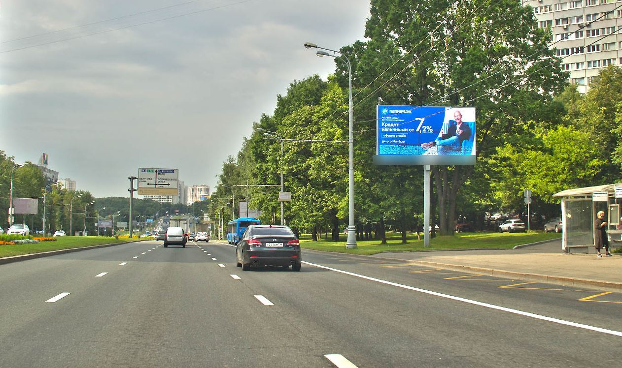 Фотография рекламного носителя, тип: Билборд 3x6, адрес: Ленинский пр-т., д.110, корп.1, Москва, Россия. Сторона Ah1-Аh4 №883060