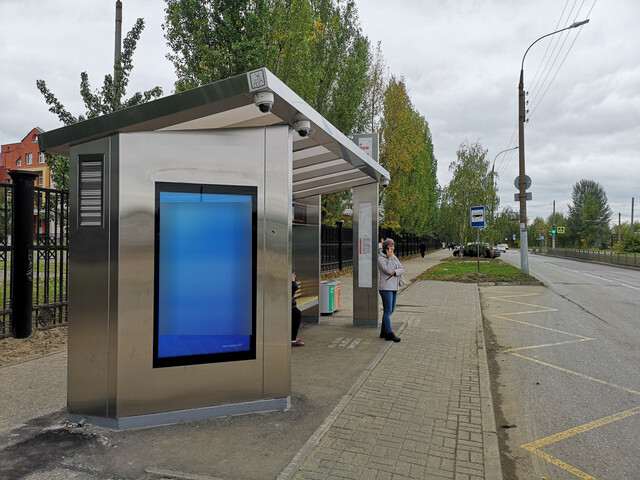 Фотография рекламного носителя, тип: Остановка, адрес: Строкина ул., ост. Лицей 165, Нижний Новгород, Нижегородская область, Россия. Сторона B1-В10 №873403