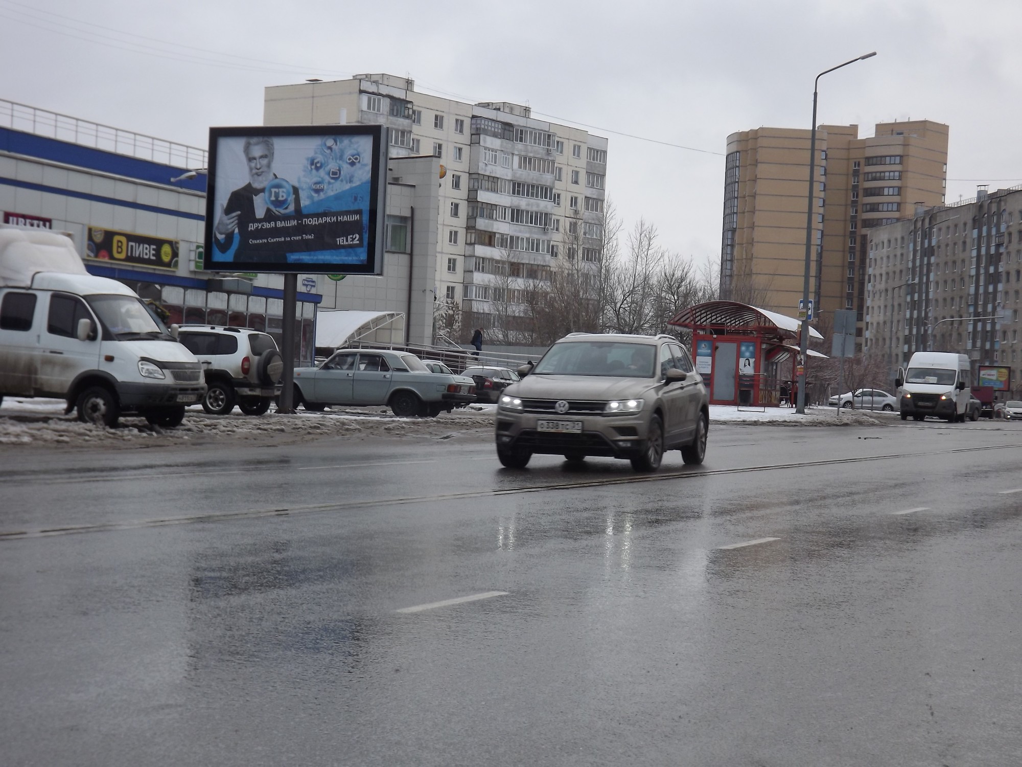 Фотография рекламного носителя, тип: Ситиборд 2.7x3.7, адрес: Юбилейный мкр., Сбербанк, Старый Оскол, Белгородская область, Россия. Сторона B №566925