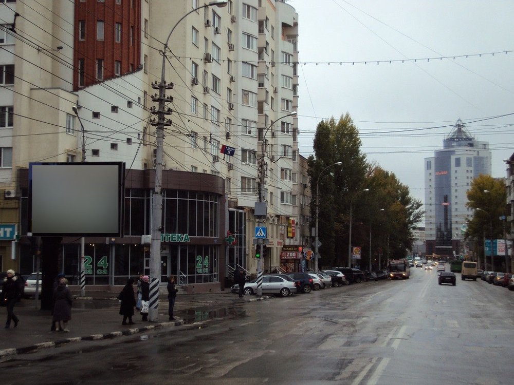 Фотография рекламного носителя, тип: Ситиборд 2.7x3.7, адрес: Чапаева ул. Х Белоглинская ул., Саратов, Саратовская область, Россия. Сторона Б1-Б5 №717618