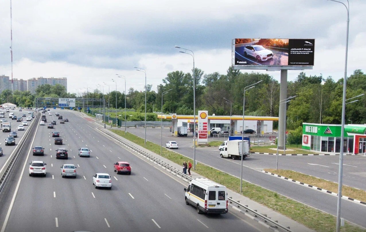 Фотография рекламного носителя, тип: Суперсайт 5x15, адрес: Энтузиастов ш., 4 800м, Балашиха, Московская область, Россия. Сторона A1-А10 №993651