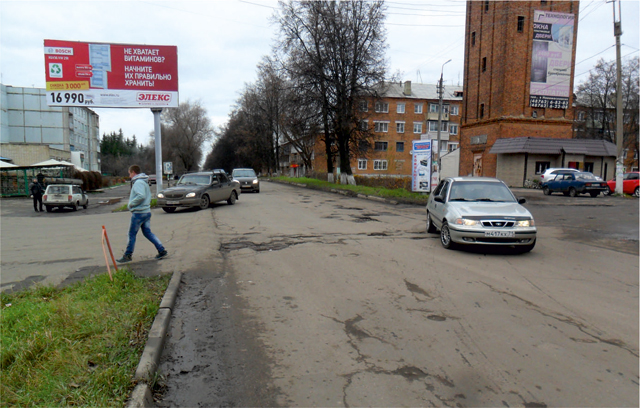 Фотография рекламного носителя, тип: Билборд 3x6, адрес: Кимовск г., Бессолова ул., д.16, Тула, Тульская область, Россия. Сторона Б №364416