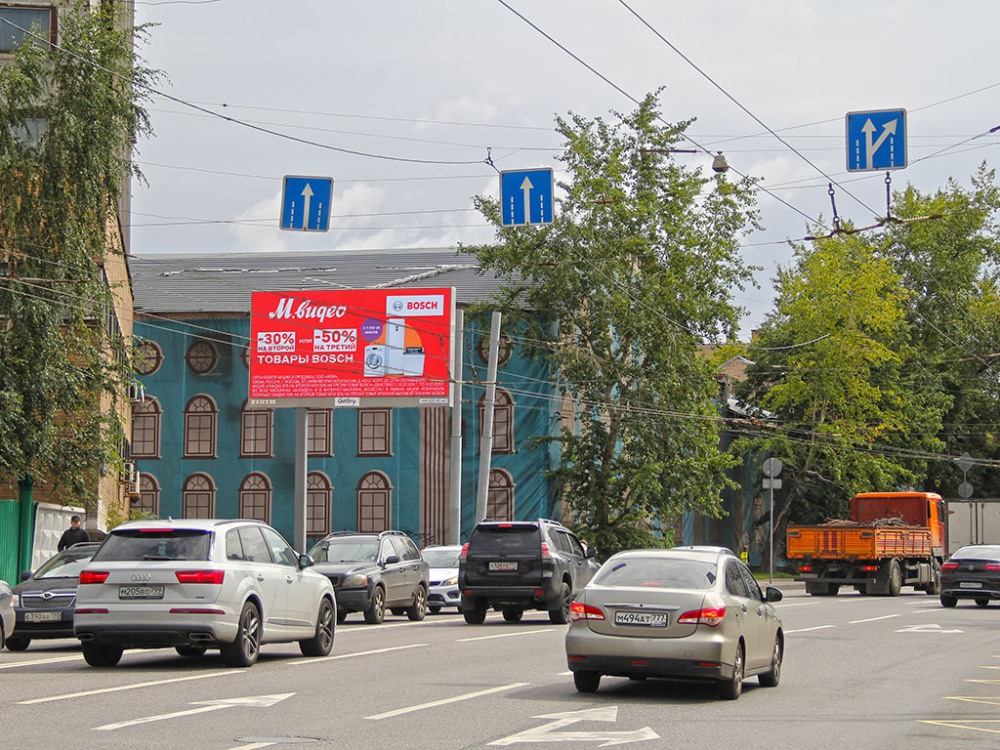 Фотография рекламного носителя, тип: Билборд 3x6, адрес: Семеновская Бол. ул., д.49, Москва, Россия. Сторона Bh1-Bh4 №938532