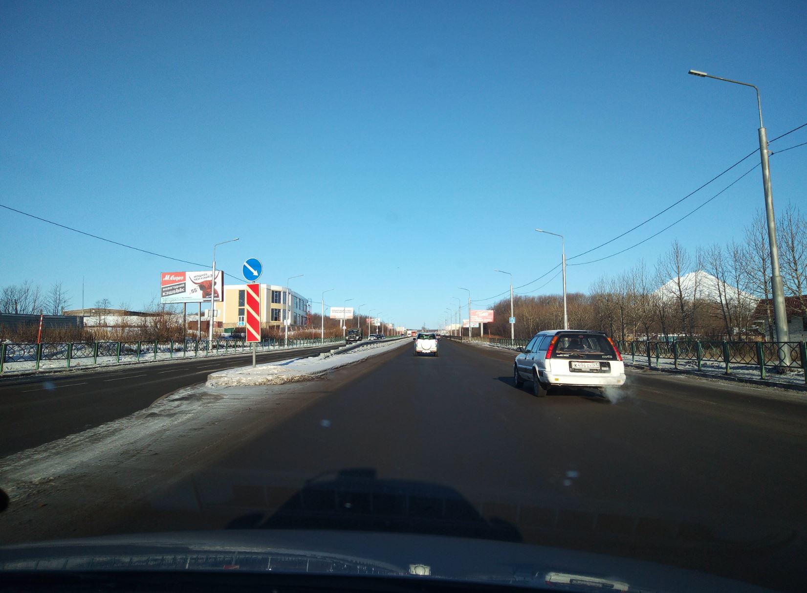 Фотография рекламного носителя, тип: Билборд 3x6, адрес: Северо-Восточное ш., перед перекрестком Северо-Восточного ш., Петропавловск-Камчатский, Камчатский край, Россия. Сторона Б №1041569