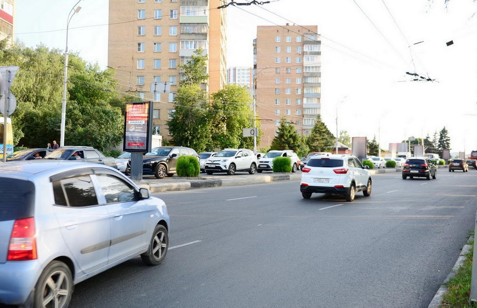 Фотография рекламного носителя, тип: Ситиформат 1.8x1.2, адрес: Вокзальная ул., д.97-101, Рязань, Рязанская область, Россия. Сторона А2 №329167