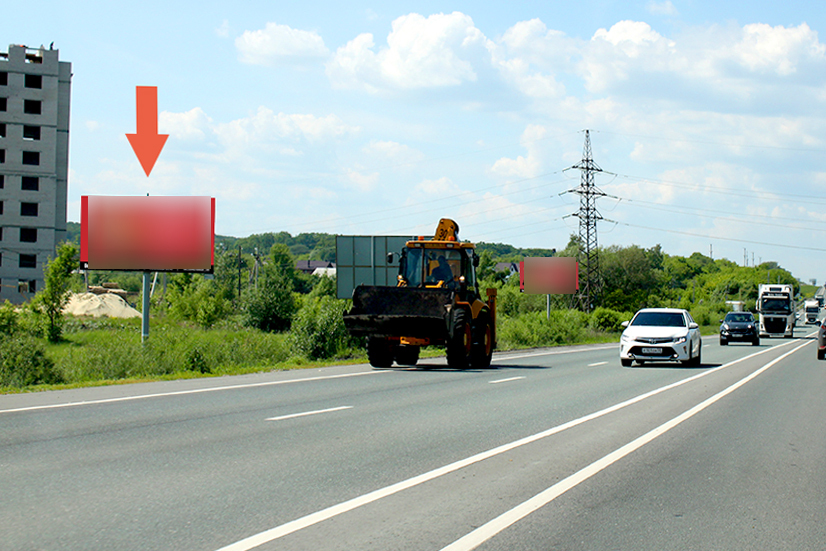 Фотография рекламного носителя, тип: Билборд 3x6, адрес: Трасса М –Самара а/д, Арбеково, 4-й после МЕГА, Пенза, Пензенская область, Россия. Сторона B №1325066
