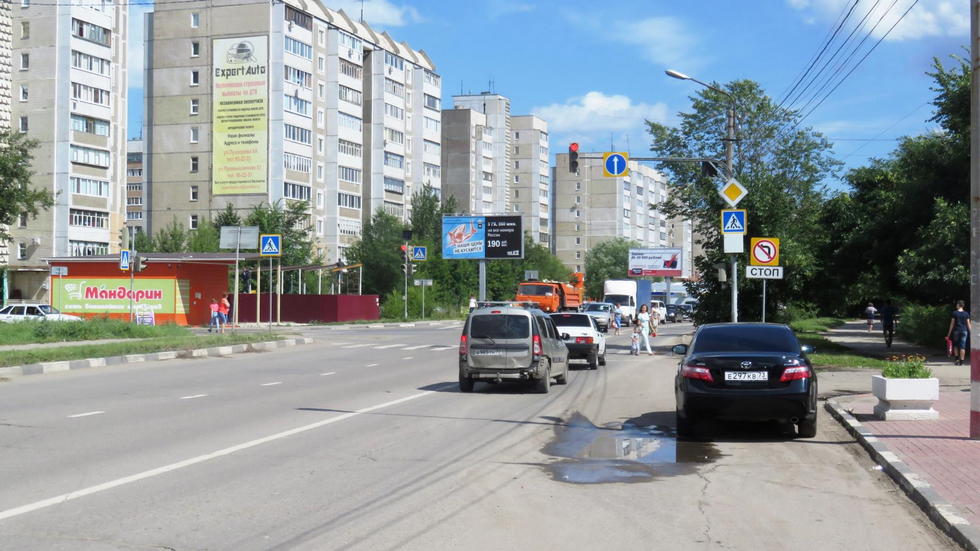 Фотография рекламного носителя, тип: Билборд 3x6, адрес: Промышленная ул., д.63, Ульяновск, Ульяновская область, Россия. Сторона B №690179