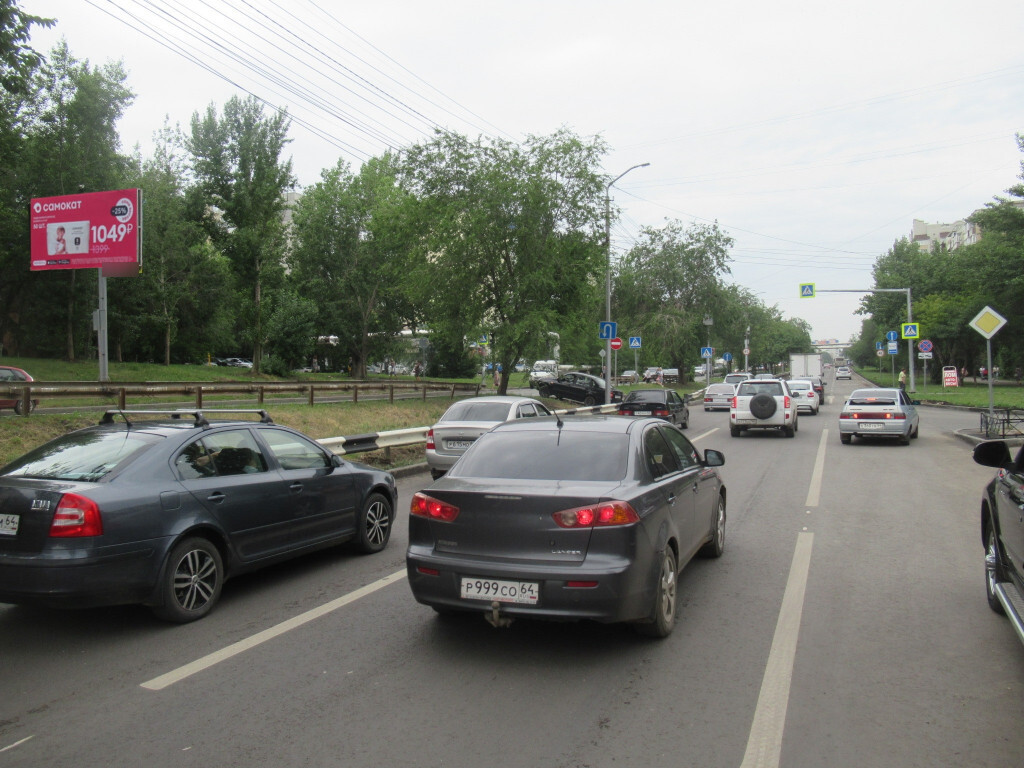 Фотография рекламного носителя, тип: Билборд 3x6, адрес: Тархова ул., д.32, Саратов, Саратовская область, Россия. Сторона Б №819154