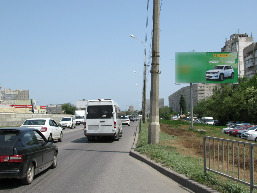 Фотография рекламного носителя, тип: Билборд 3x6, адрес: Еременко ул., д.54, Волгоград, Волгоградская область, Россия. Сторона A №1000687