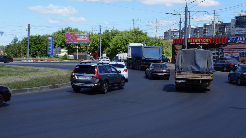 Фотография рекламного носителя, тип: Билборд 3x6, адрес: Акмолинская ул., транспортное кольцо, Нижний Новгород, Нижегородская область, Россия. Сторона A1-A10 №847692