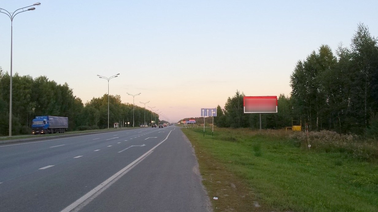 Фотография рекламного носителя, тип: Билборд 3x6, адрес: Казань-Йошкар-Ола а/д, 118 400м, Зеленодольск, Республика Татарстан, Россия. Сторона А №1325712