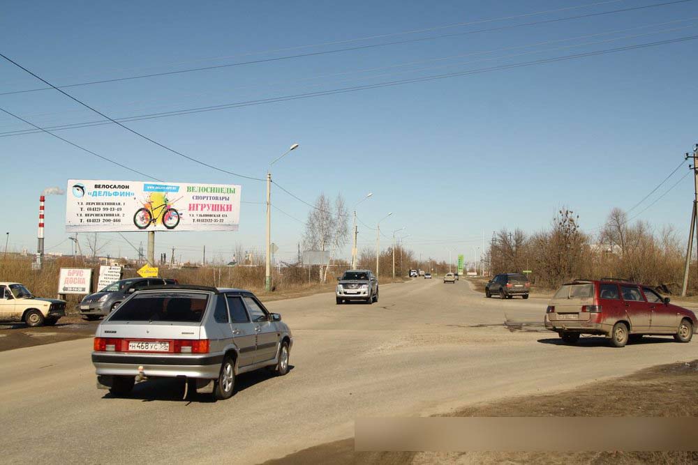 Фотография рекламного носителя, тип: Билборд 3x6, адрес: Перспективная ул., д.14а, Пенза, Пензенская область, Россия. Сторона В1 №741604