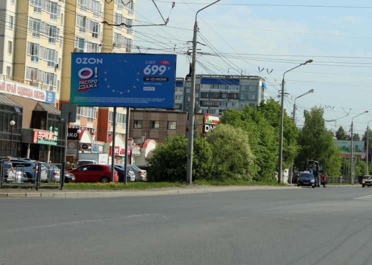 Фотография рекламного носителя, тип: Билборд 3x6, адрес: Иркутский тракт, д.42, Томск, Томская область, Россия. Сторона В №296350