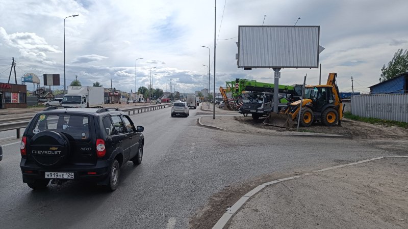 Фотография рекламного носителя, тип: Билборд 3x6, адрес: Ястынская ул., д.39/3, Красноярск, Красноярский край, Россия. Сторона А1-A3 №1029566