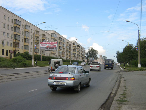 Фотография рекламного носителя, тип: Билборд 3x6, адрес: Фрунзе ул., д.30 Х Аганичева ул., Нижний Тагил, Свердловская область, Россия. Сторона B №483672
