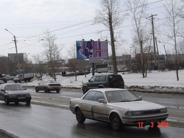 Фотография рекламного носителя, тип: Билборд 3x6, адрес: Воронежская ул. Х Охотничья ул., Хабаровск, Хабаровский край, Россия. Сторона А №482309