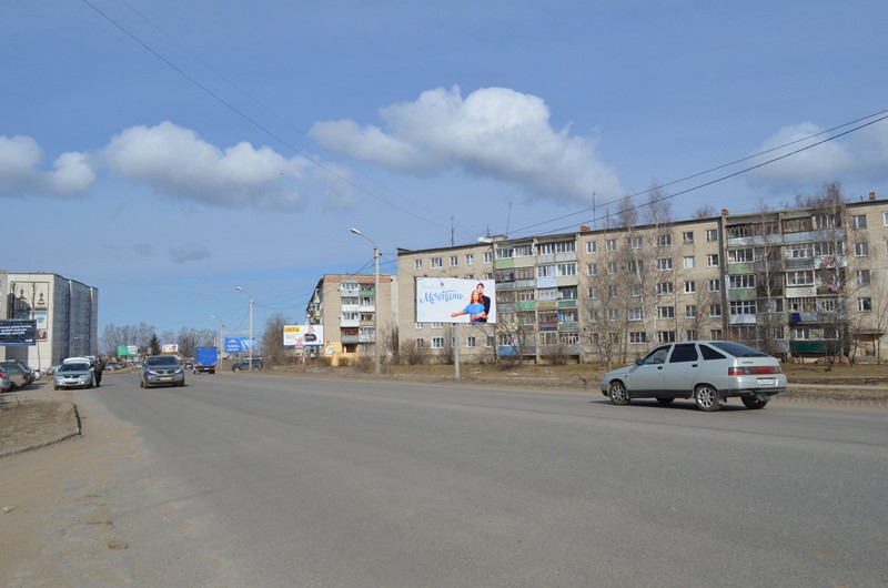 Фотография рекламного носителя, тип: Билборд 3x6, адрес: Строителей ул., д.10, Ковров, Владимирская область, Россия. Сторона А №594606