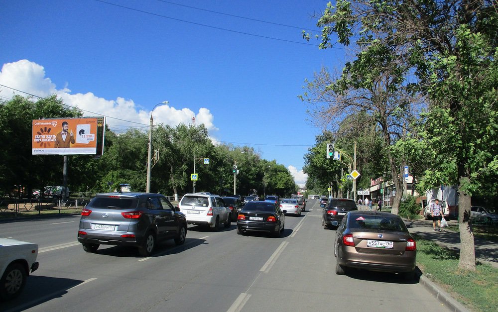 Фотография рекламного носителя, тип: Билборд 3x6, адрес: Тухачевского ул. Х Магнитогорская ул., д.5, Самара, Самарская область, Россия. Сторона Б №542664