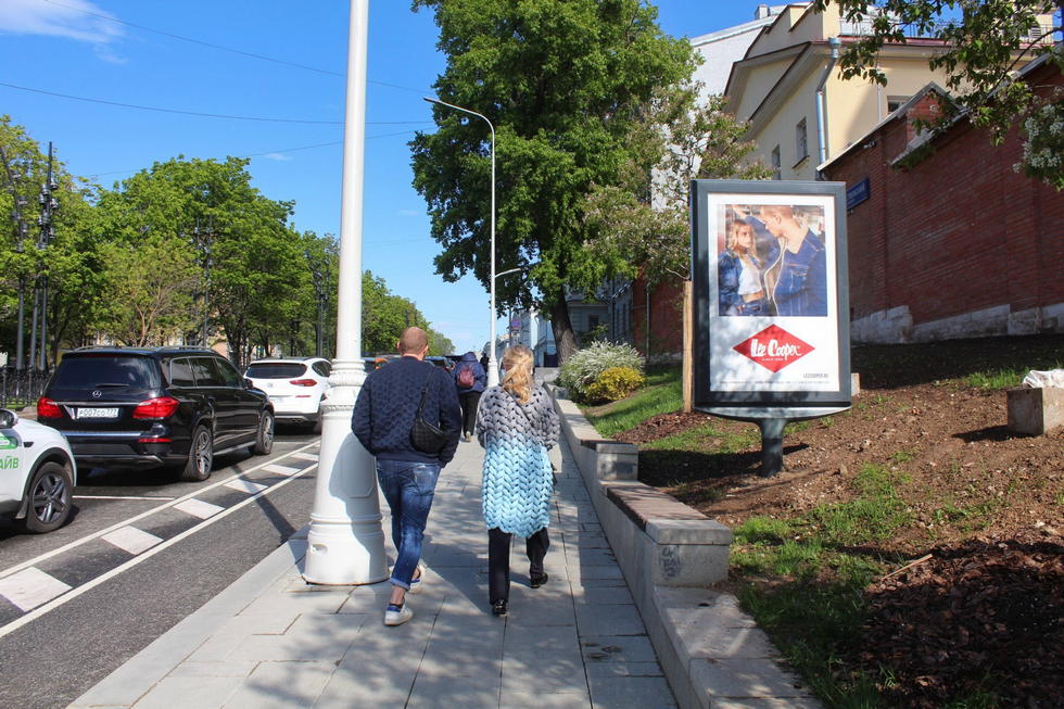 Фотография рекламного носителя, тип: Ситиформат 1.8x1.2, адрес: Рождественский б-р. Х Рождественка ул., д.20, Москва, Россия. Сторона A1-A5 №858927