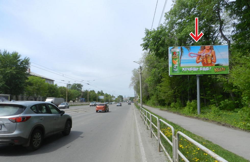 Фотография рекламного носителя, тип: Билборд 3x6, адрес: 1-й Пятилетки ул., д.37, Челябинск, Челябинская область, Россия. Сторона A №392190