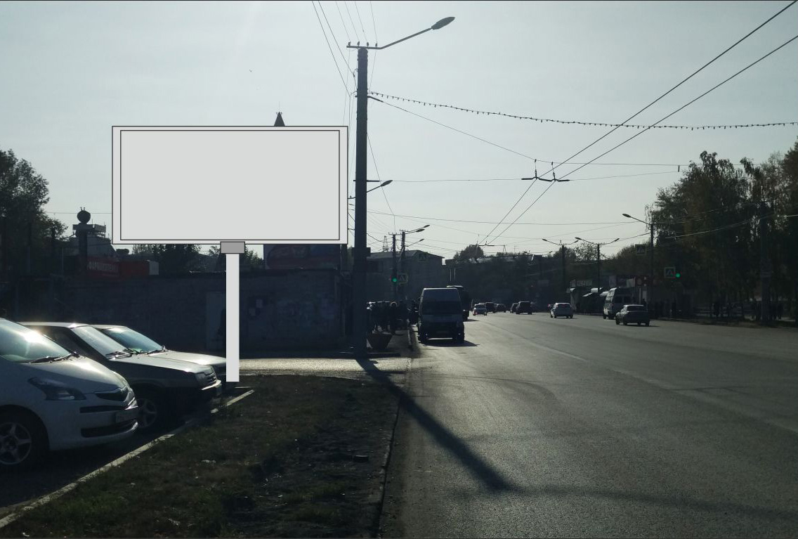 Фотография рекламного носителя, тип: Билборд 3x6, адрес: Чкаловский пос., Космический пр-т., д.18Бк3, Омск, Омская область, Россия. Сторона Б №603372