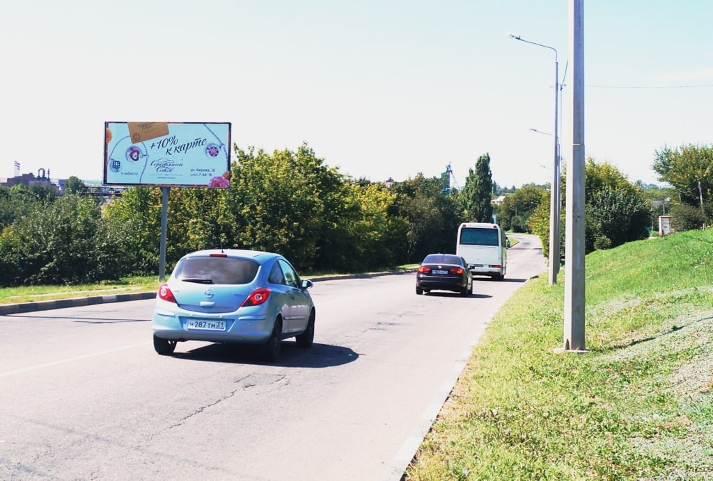 Фотография рекламного носителя, тип: Билборд 3x4, адрес: Революционная ул., поз.2, Губкин, Белгородская область, Россия. Сторона B №1010308