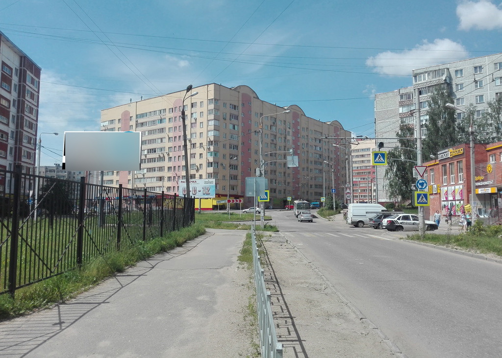 Фотография рекламного носителя, тип: Билборд 3x6, адрес: Рыленкова ул., д.49, Смоленск, Смоленская область, Россия. Сторона Б №857362