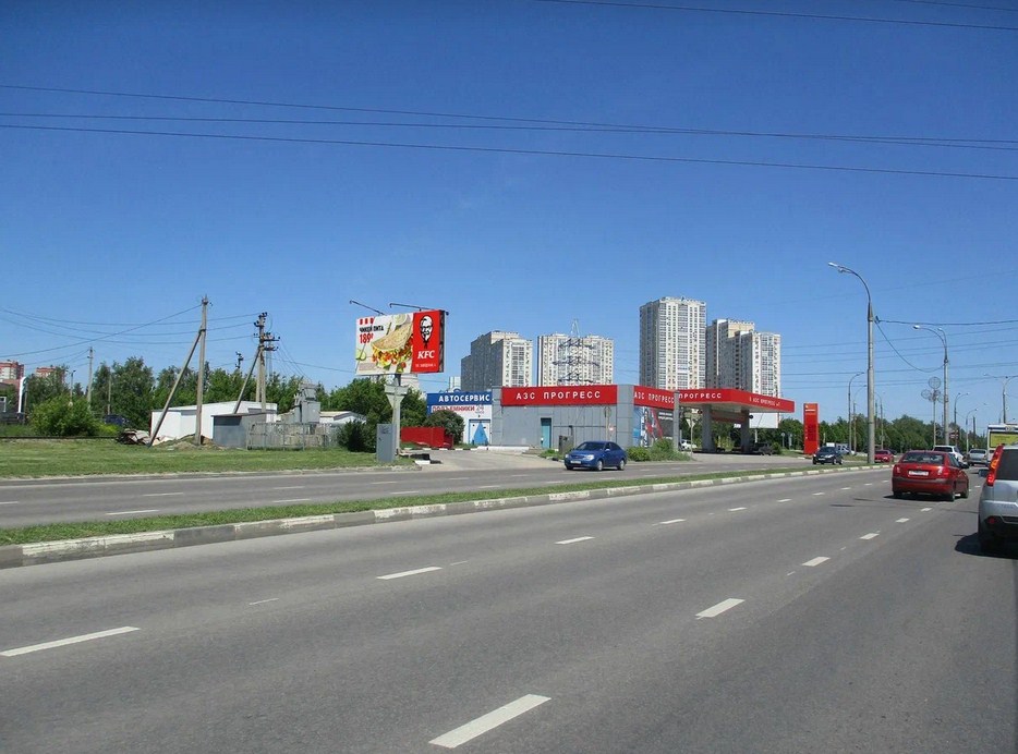 Фотография рекламного носителя, тип: Билборд 3x6, адрес: Московская ул., авторынок, поз.2, Липецк, Липецкая область, Россия. Сторона B №870370