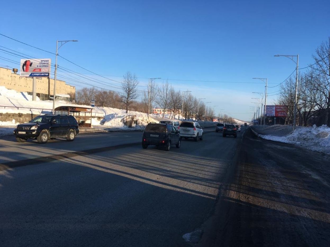 Фотография рекламного носителя, тип: Билборд 3x6, адрес: Карла Маркса пр-т., д.1, Петропавловск-Камчатский, Камчатский край, Россия. Сторона Б №777396