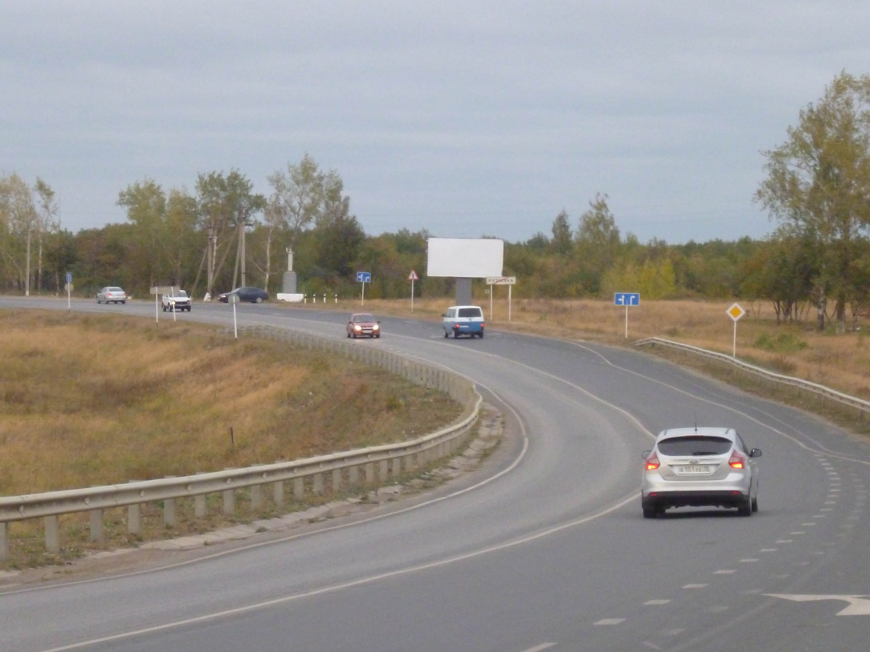 Фотография рекламного носителя, тип: Билборд 3x6, адрес: Рузаевка-Саранск а/д, поз.1, Рузаевка, Республика Мордовия, Россия. Сторона A №1078698