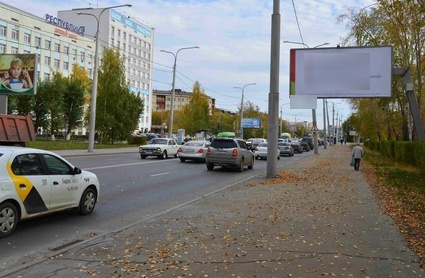 Фотография рекламного носителя, тип: Билборд 3x6, адрес: Республики ул., д.211, Тюмень, Тюменская область, Россия. Сторона А №411063